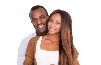 Smiling Couple With Beautiful Teeth