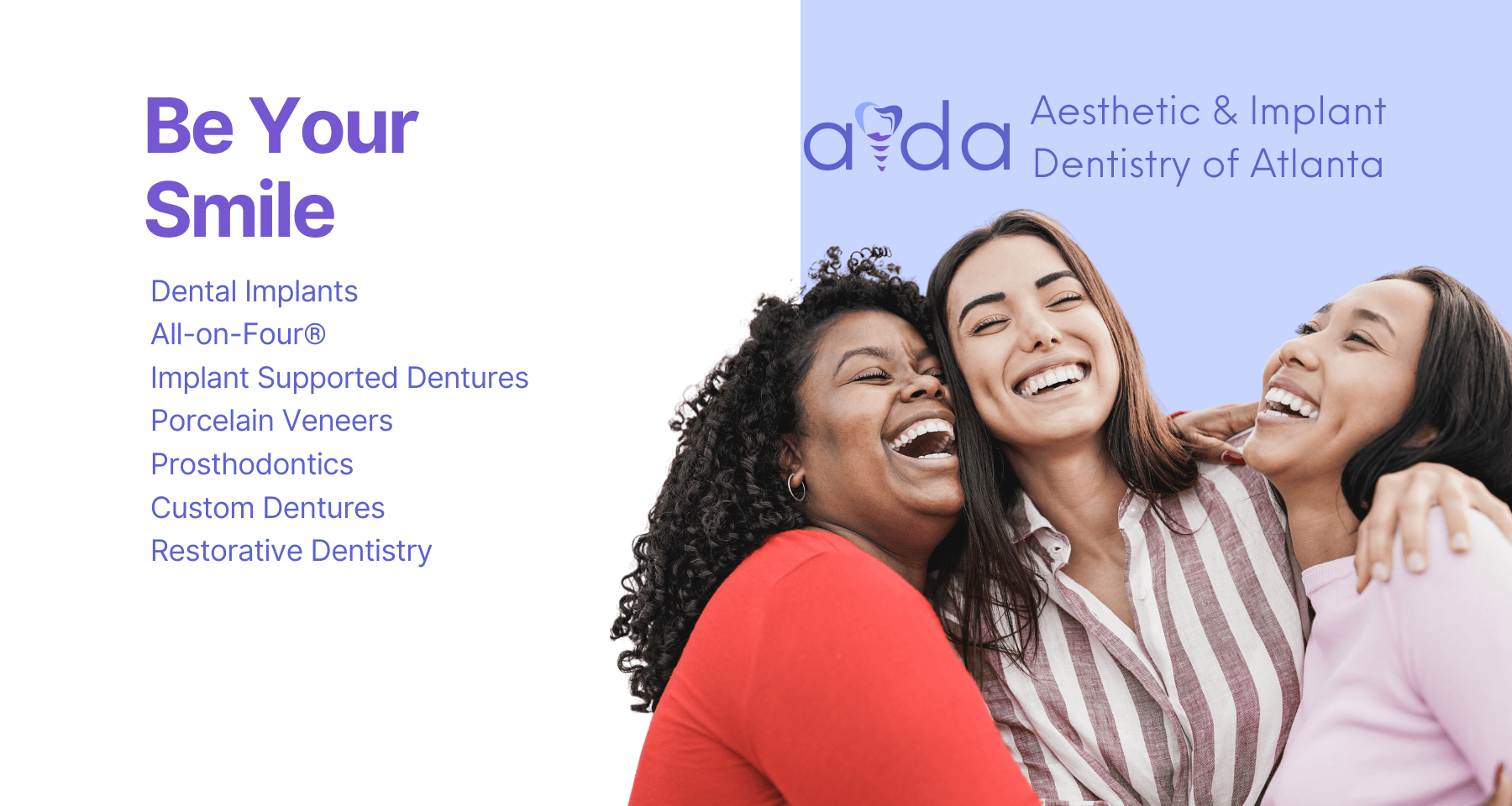 Dental Implant, All-On-Four®,Porcelain Veneers, patients in Atlanta, Georgia
